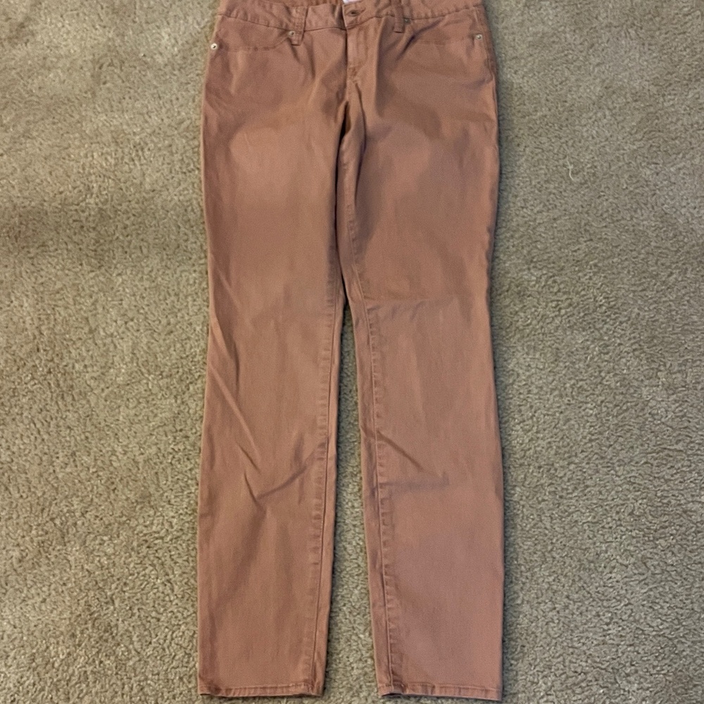 Pink Womens Jeggings